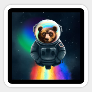 Astro Bear Sticker